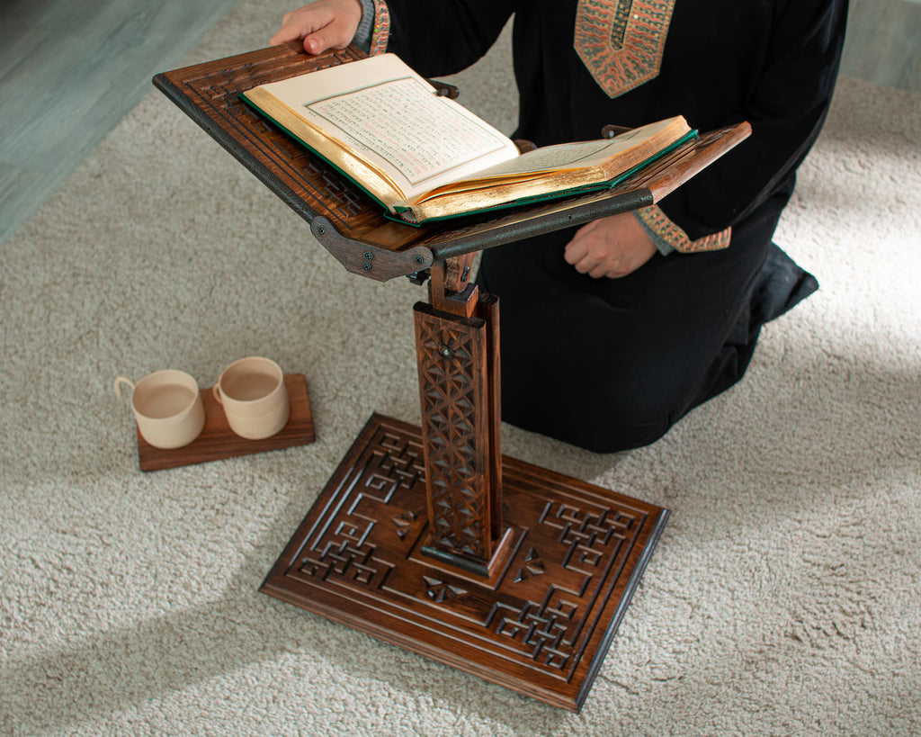 Moroccan Wooden Quran Stand